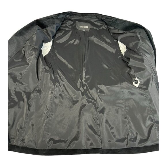 Banana Republic Womens Long Lean Velvet Blazer~Size Unknown (No Tag)~Black L5 08 - Picture 8 of 11